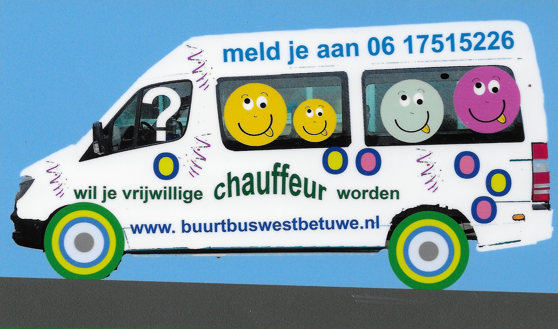 Wordt ook ‘Blije Rijder’ op de Buurtbus!